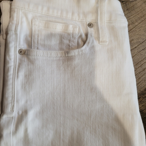 Madewell High Rice Skinny CropThread White Skinny Distressed Jeans - Picture 4 of 13